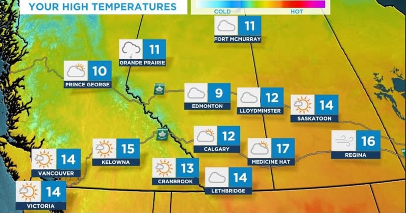 Calgary Weather: Warm Up Then Arctic Blast Incoming