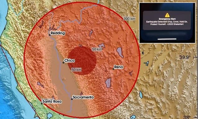 West Coast Jolted: Shallow Quake Triggers ShakeAlert