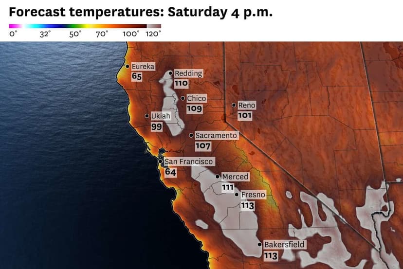 California sizzles: Heatwave to hit dangerous highs this weekend