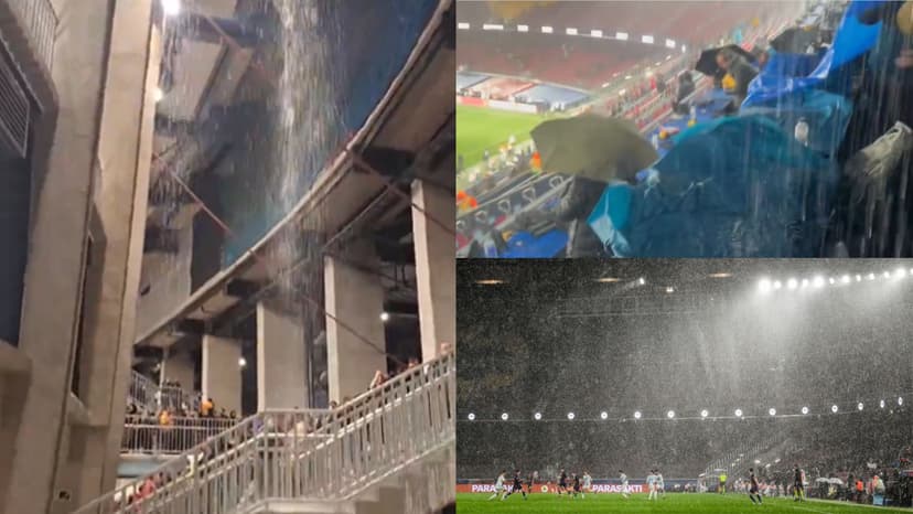 Camp Nou Drenches Media During Barca Clash
