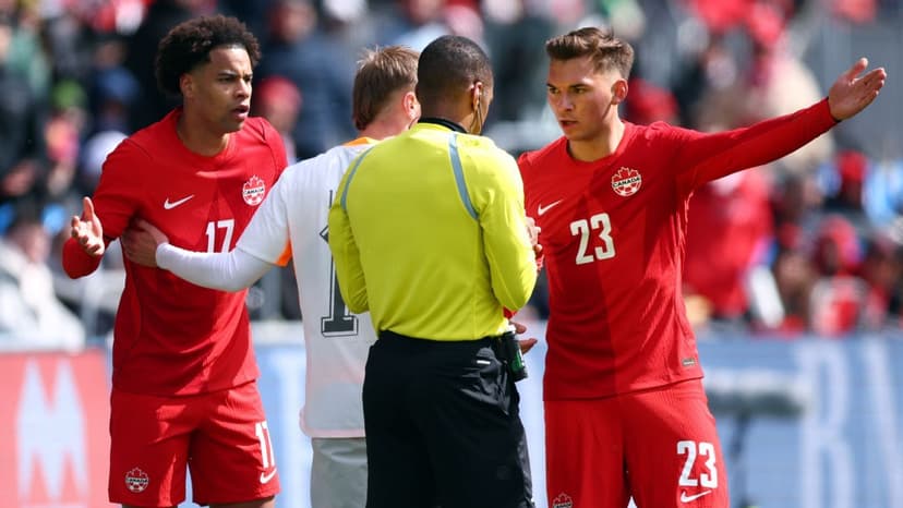 Buchanan Red Card Mars Canada's Friendly Draw