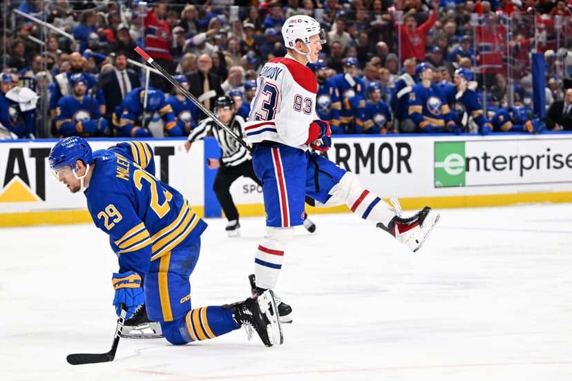 Canadiens Rally from Early Deficit to Thrash Sabres
