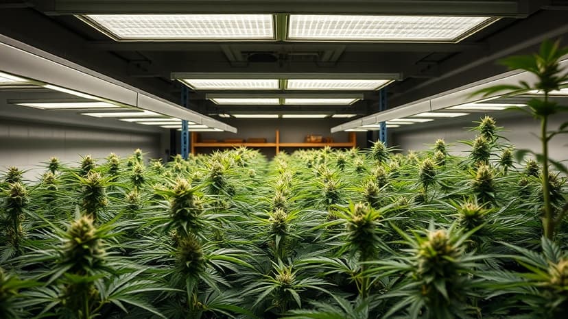 Hidden Cannabis Farm Found Under M1 Motorway