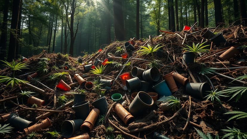 Four Tonnes of Farm Waste Dumped in Rare Woods