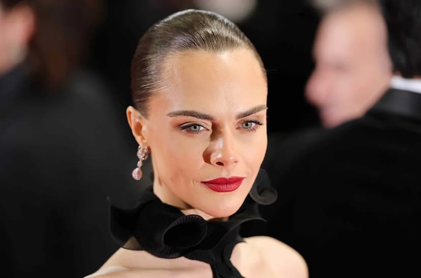 Cara Delevingne Stuns in Edgy Ruffled Gown at Cannes