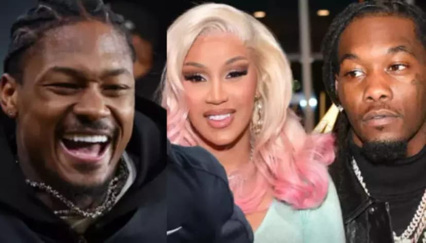 Cardi B Denies Offset & Stefon Diggs Fight Rumors