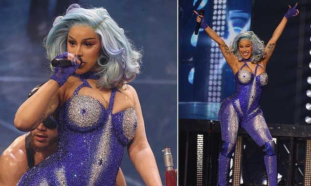 Cardi B Shakes Off Doctor's Orders On Stage