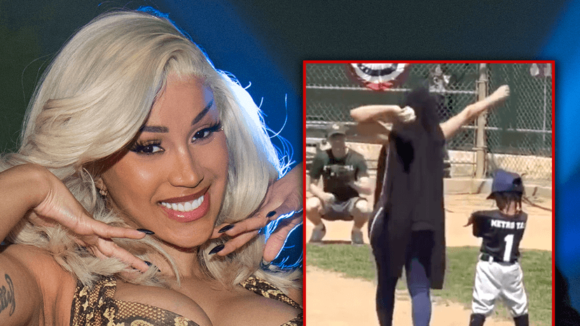 Cardi B's Baseball Field Drama: 'Can't Handle It!'