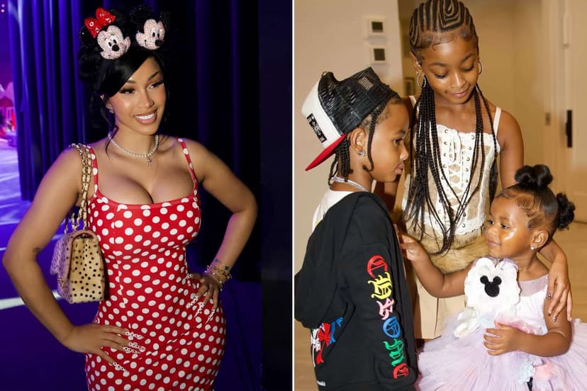 Cardi B's Virgo Babies Celebrate Big Disney Bash