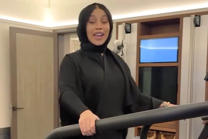 Cardi B's Hilarious Saudi Workout for Tour
