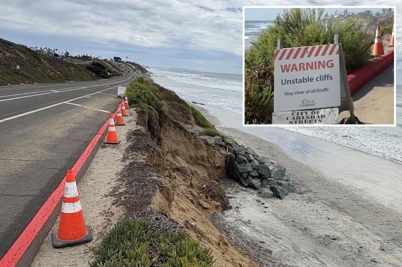 Super El Niño Triggers Carlsbad Coastal Bluff Emergency