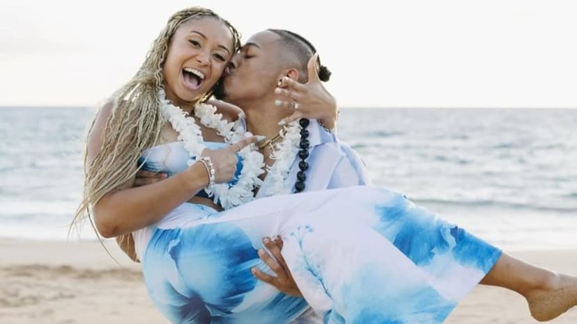 WWE Stars Carmelo Hayes & Kelani Jordan Tie the Knot