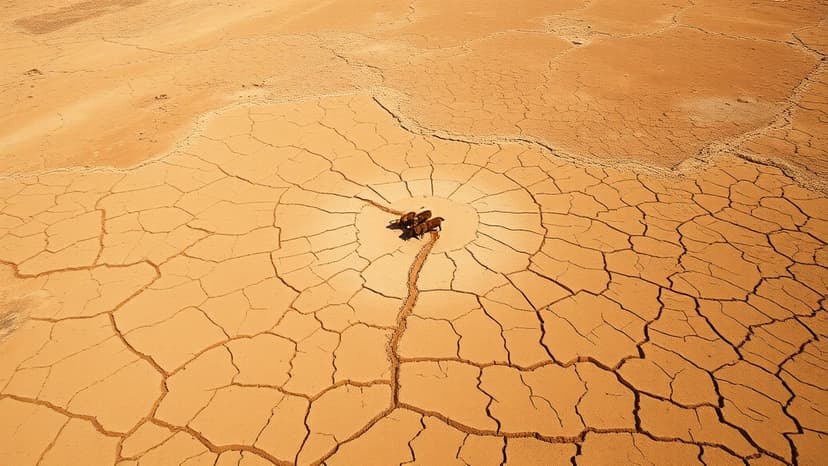 Cattle Die of Thirst Surrounded by Water