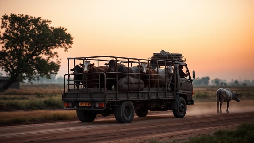 Cattle Smugglers Foiled in Azamgarh Gaushala Raid