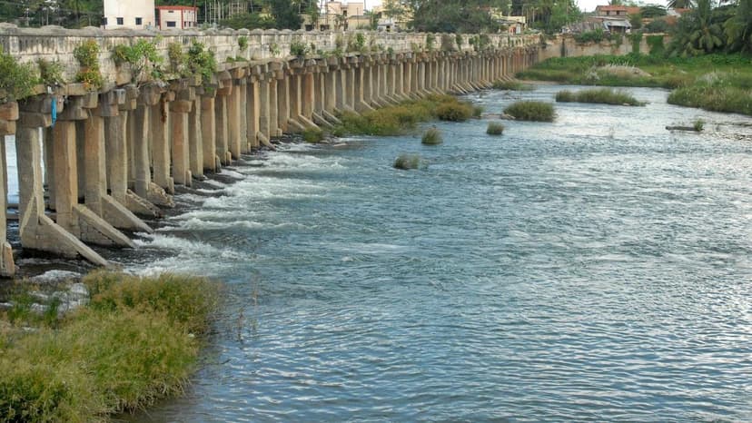 Mandya DC Inspects Cauvery Banks, Orders Pollution Control