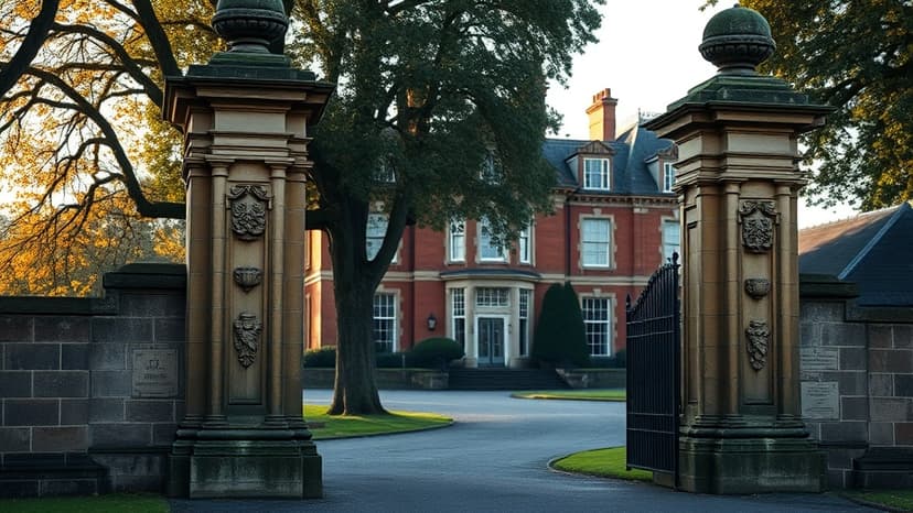Historic Mansion Gate Pillars to be Dismantled for Redevelopment