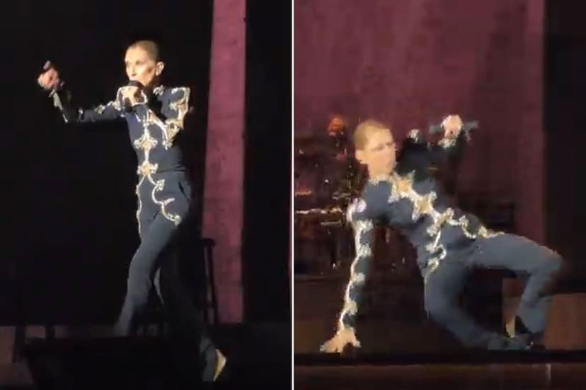 Celine Dion Tumbles Onstage, Fans Rally in Paris