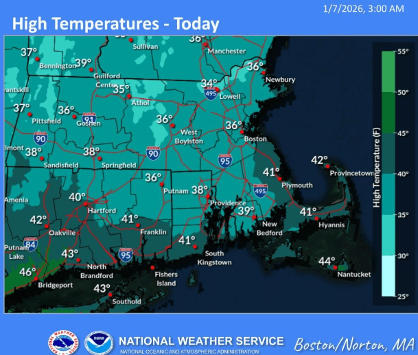 Worcester Schools Brace for Freezing Rain Delay