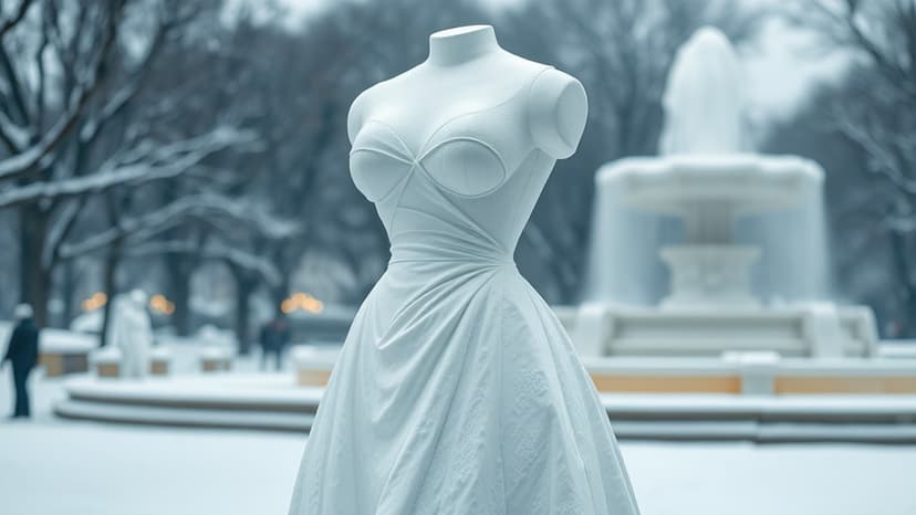 Snowy Sculpture Stuns Central Park Visitors