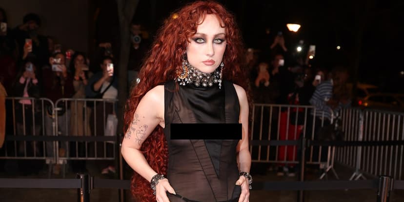 Chappell Roan Dares in Sheer Black at Paris Fashion Week
