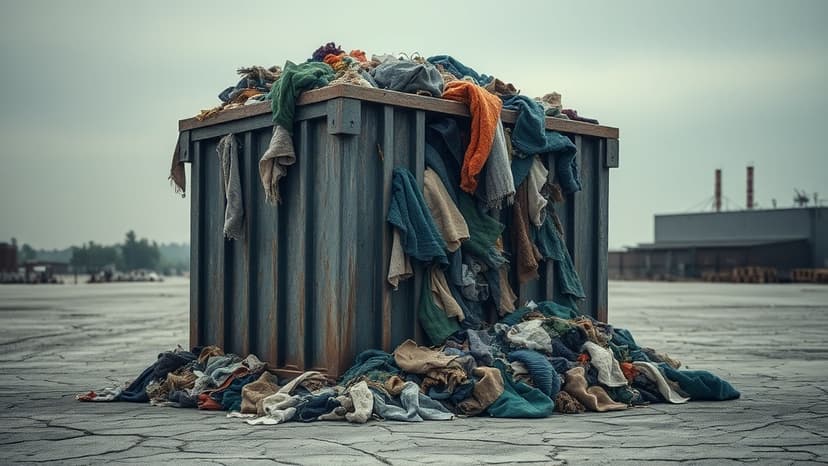 Textile Trash Piles Up as Charity Bins Vanish