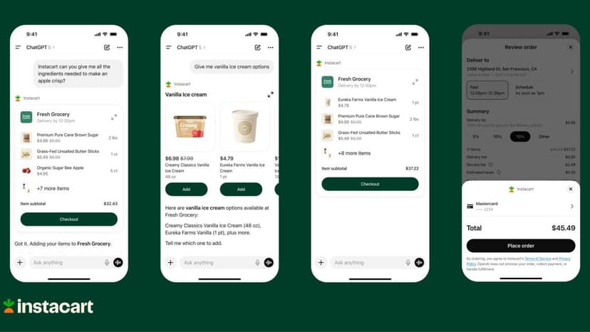 AI Now Shops for You: Instacart in ChatGPT