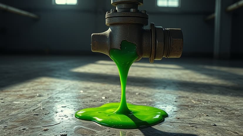 Corrosive Spill Burns Worker at Chemical Plant