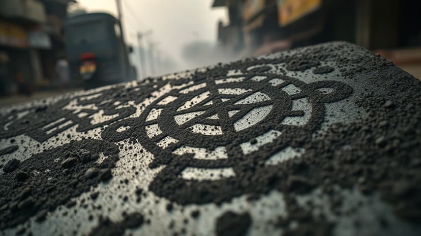 Chennai's Smog Paints Art on City Walls