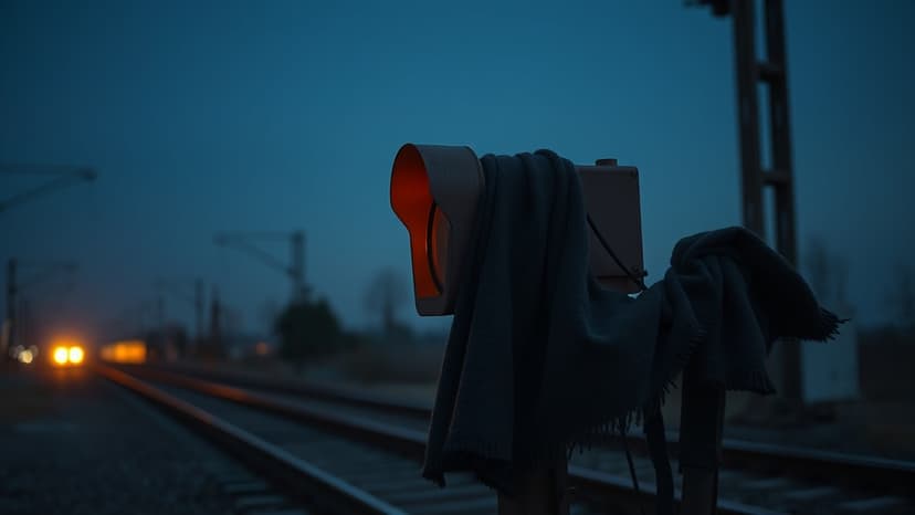 Signal Sabotage: Man Blocks Train for Gold Heist