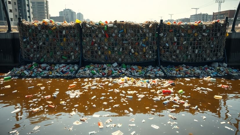 Chennai Battles Plastic Tide with New Canal Barrier