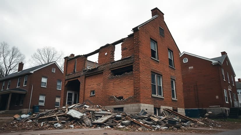 House Collapses During Repairs, Ignoring Stop-Work Order