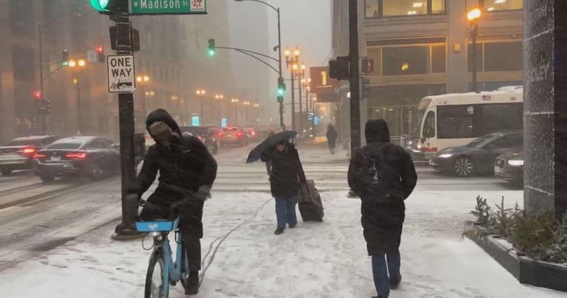 Sudden Snow Squalls Hit Chicago: Drivers Beware!