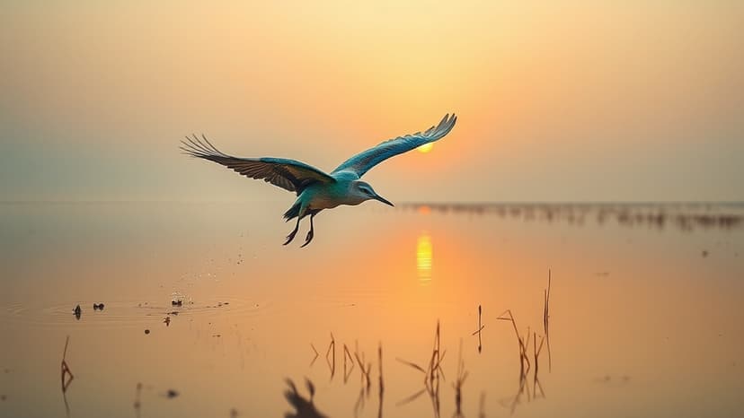 Chilika Birds Begin Long Flight Home