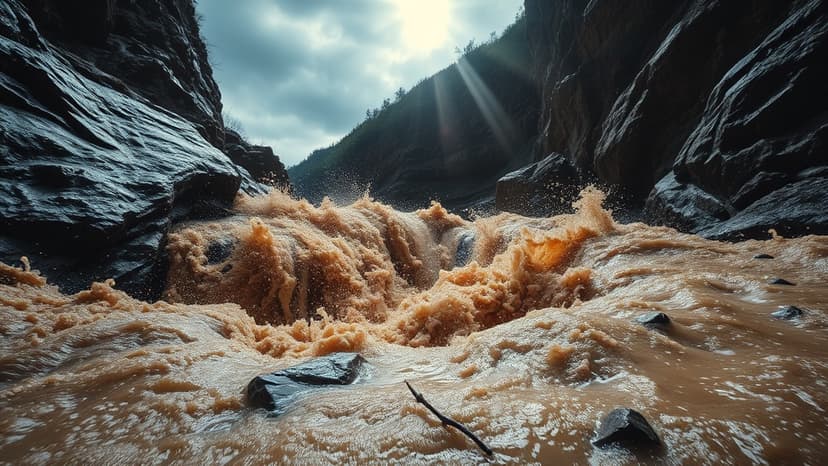 China Flash Flood: 10 Dead at Tourist Site