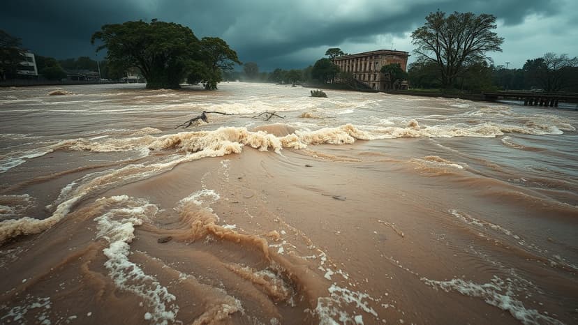 China Provinces on High Flood Alert Due to Typhoon Noul