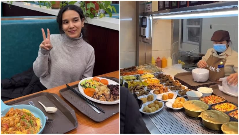 Indian Student Stuns with China Campus Food Variety