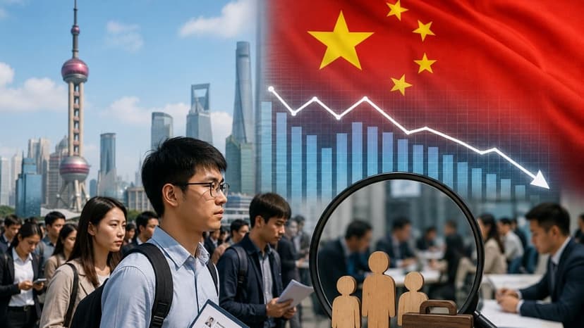 China Youth Unemployment Hits 12-Month Low