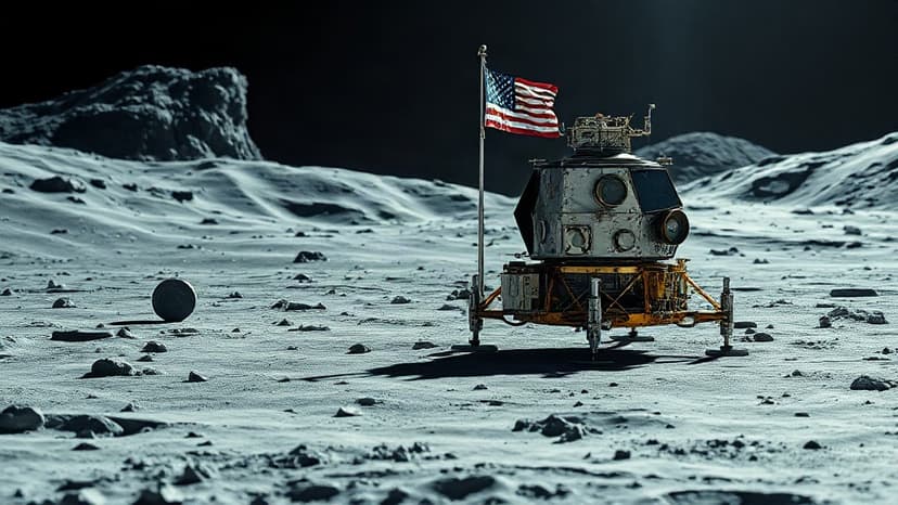 China's Moon Hopper Explores Dark Craters