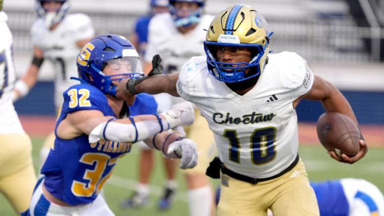 Choctaw Aims for Repeat Title vs. Sand Springs