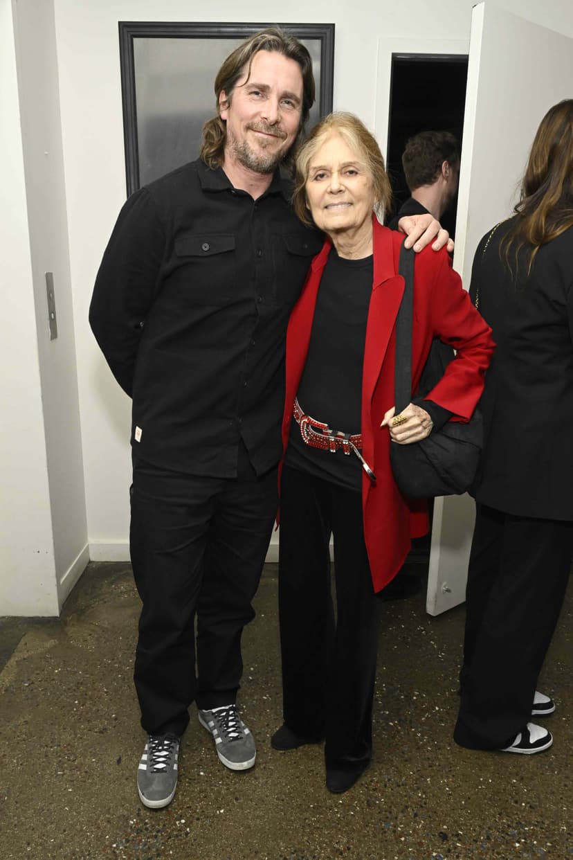 Bale's Surprise: Father Married Gloria Steinem!