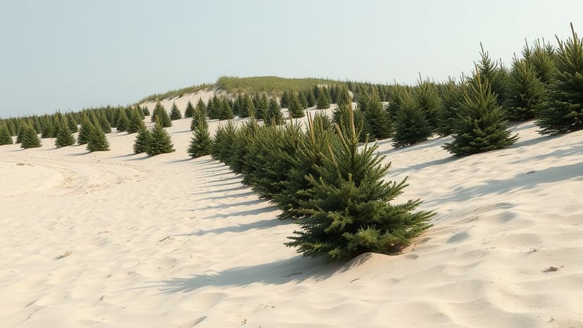 Christmas Trees Reborn as Sea Defence