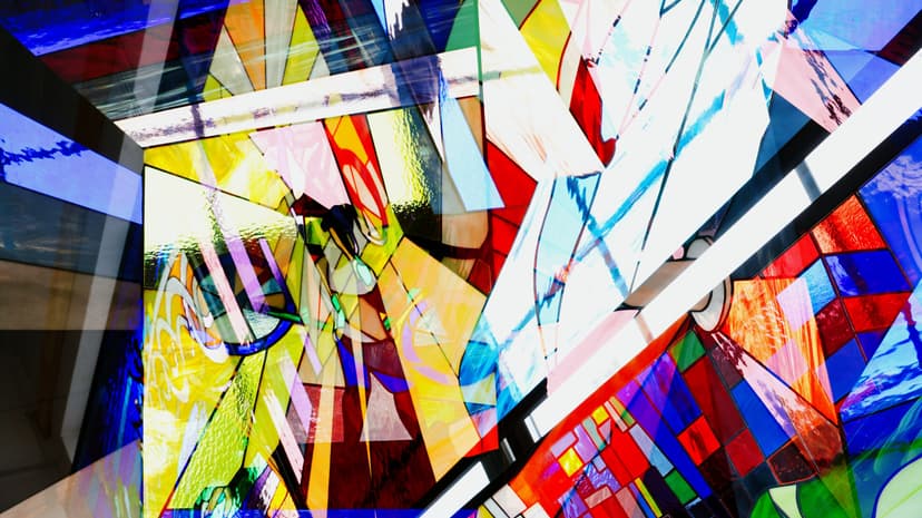 NYC's Quiet Beauty: An Artist's Vivid Stained-Glass Vision