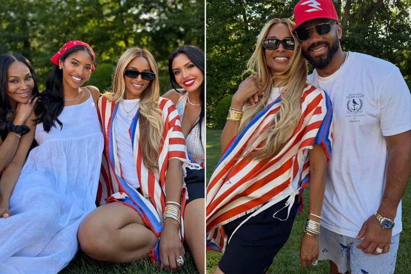 Ciara & Russell Enjoy Holiday Festivities