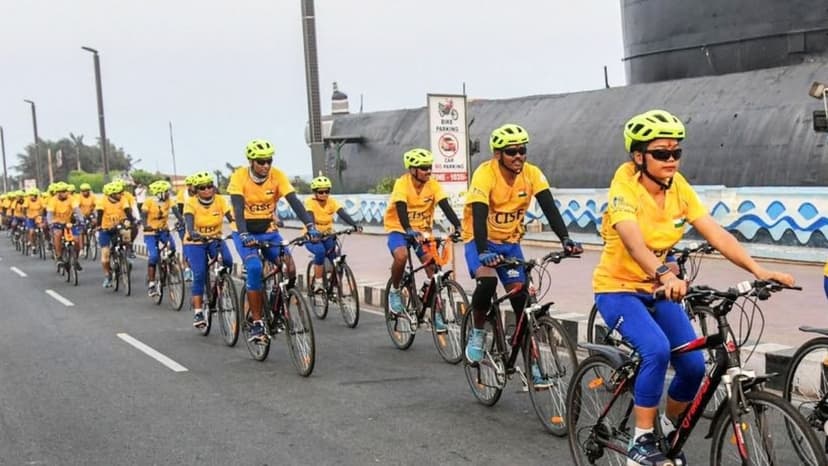 CISF Cyclothon: Coastal Sentinels Patrol India's Shores