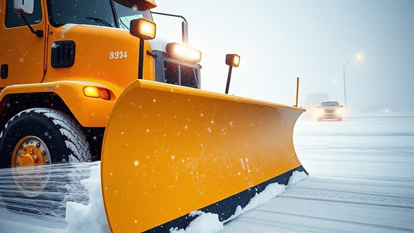 Snow Blinds Drivers, Sparks Flooding Fears