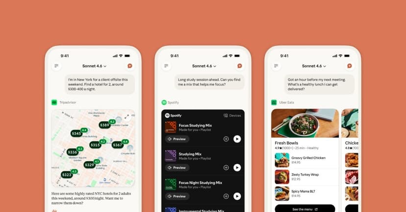 Claude AI Now Links to Spotify, Uber, More