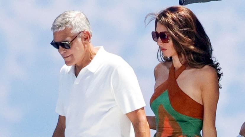 Amal Clooney Stuns in Vintage Mugler in Capri