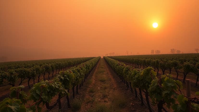 Clooney Flees Wildfires Threatening French Wine