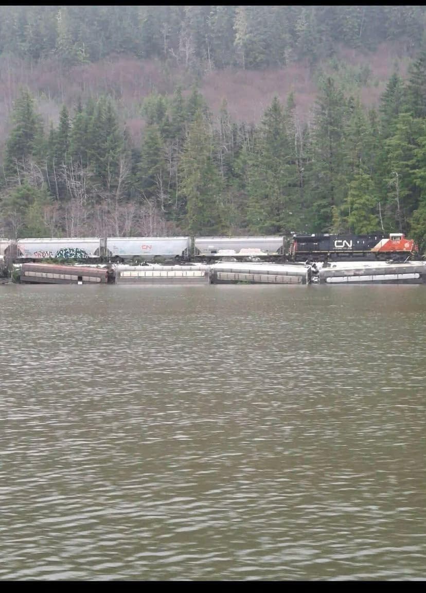 B.C. Mudslide Derails CN Train, Sparks Indigenous Waterway Fears