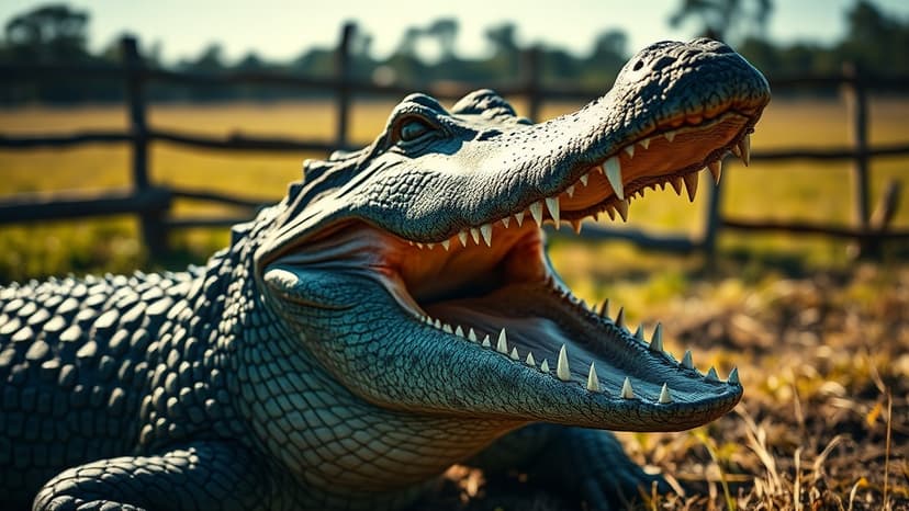 Coach's Gator Encounter: Close Call with 7-Foot Beast!